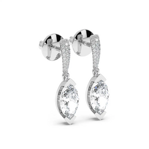 Fancy Earring - Step Cut Marquise