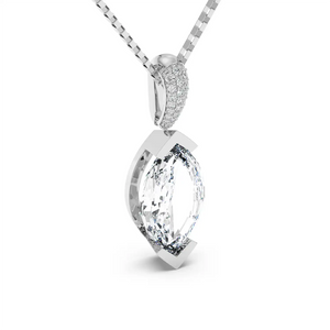 Fancy Pendant - Step Cut Marquise