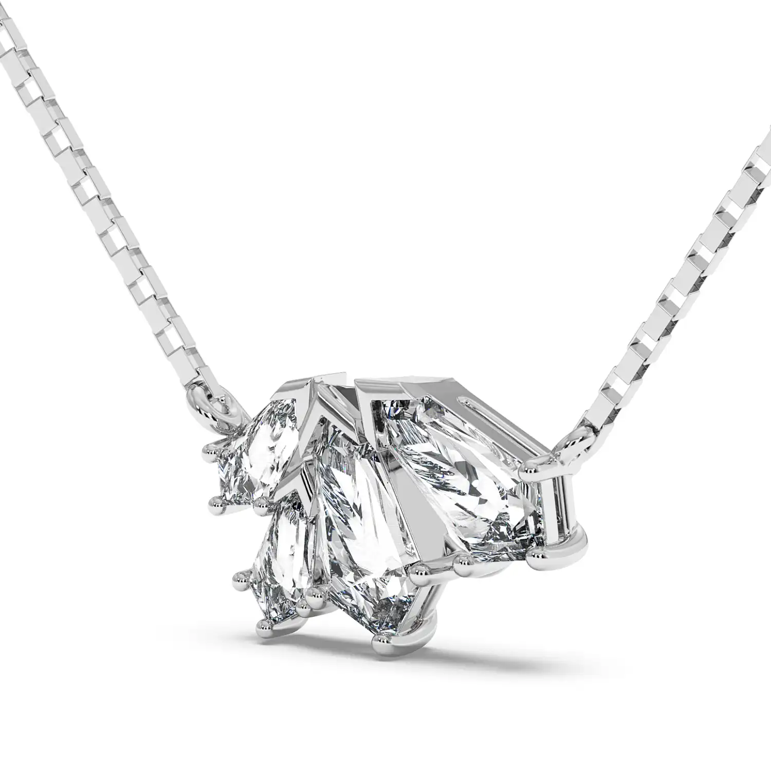 Cluster Shield Necklace