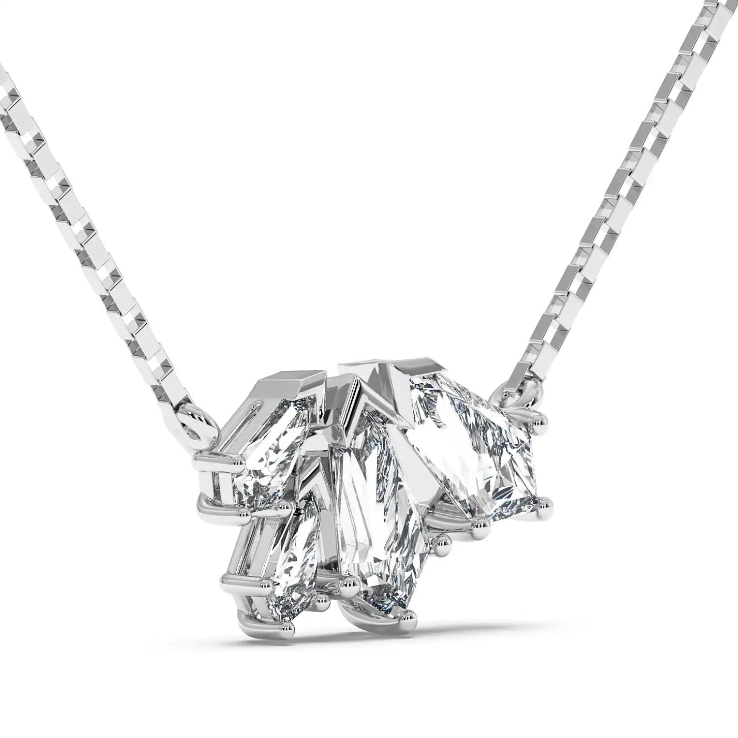 Cluster Shield Necklace