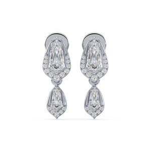 Shield Drop Earrings