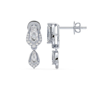 Shield Drop Earrings