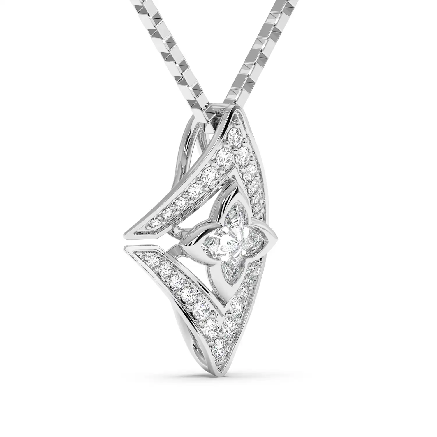 Floral Crest Pendant