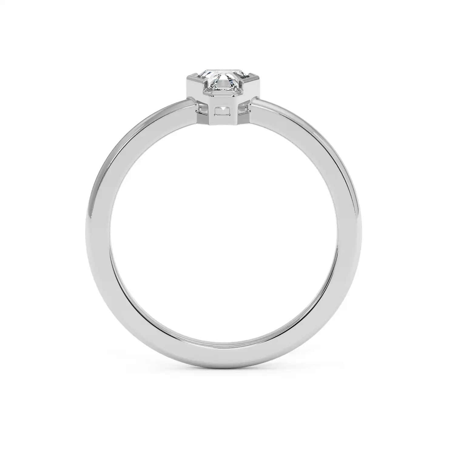 Solitaire Ring - Coffin