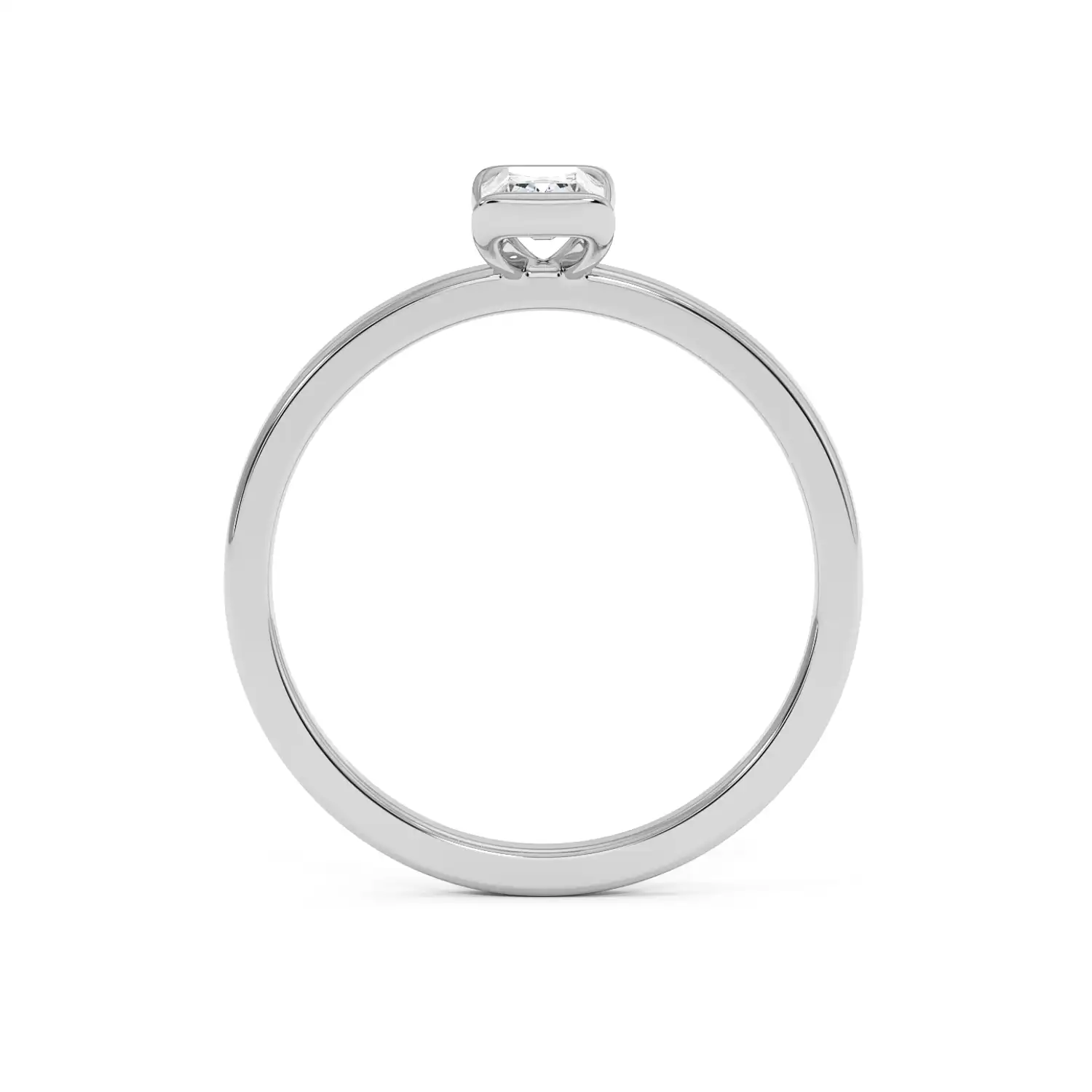 Solitaire Ring - Radiant