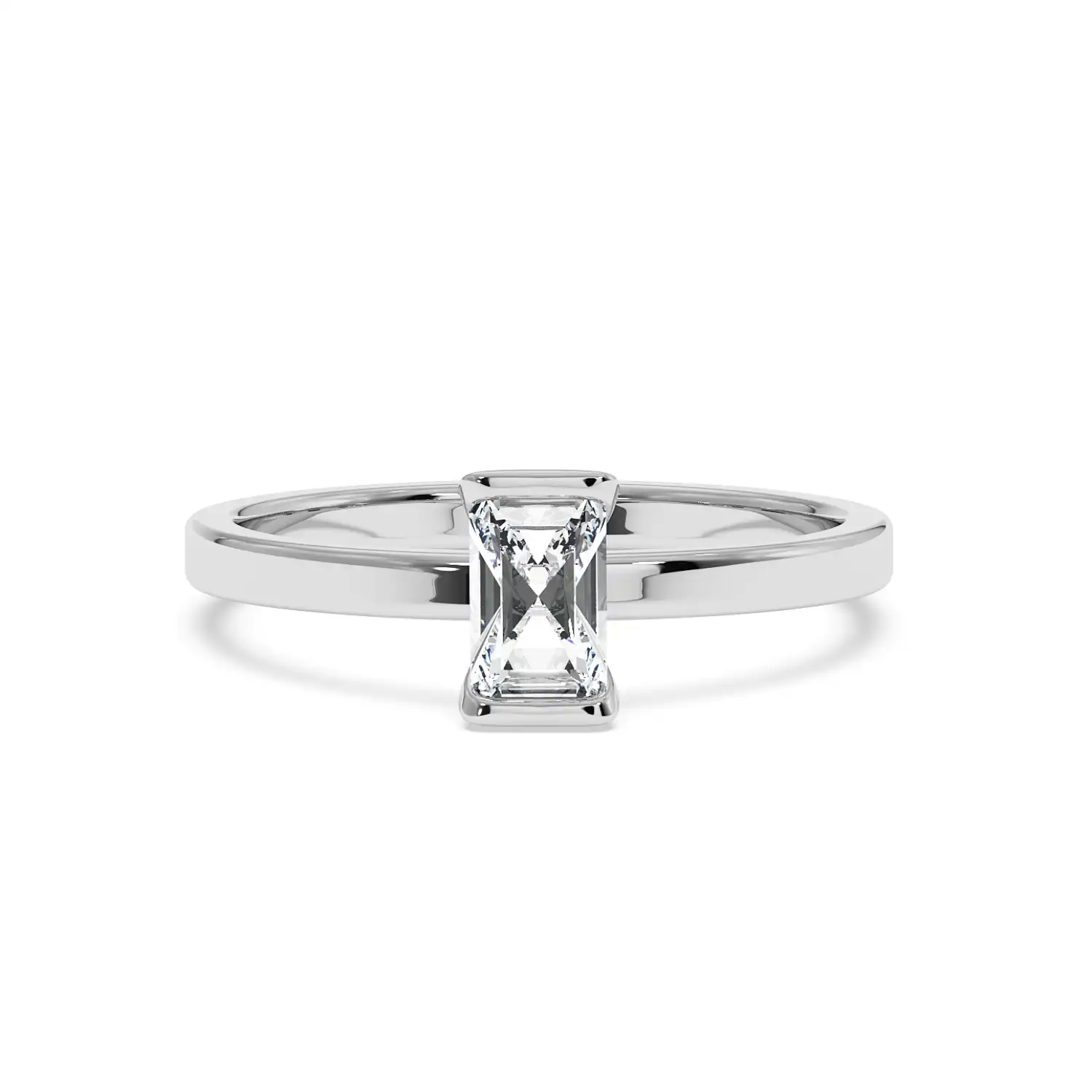 Solitaire Ring - Radiant