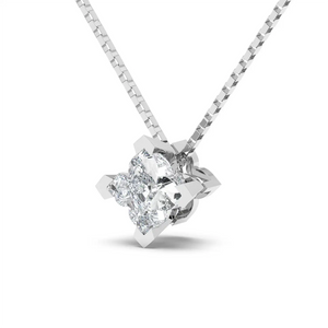Solitaire Pendant - Floral