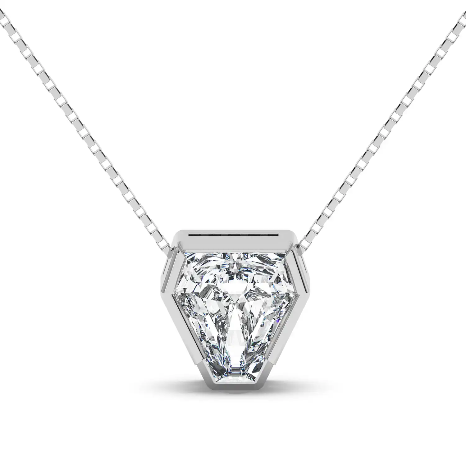 Solitaire Pendant - Coffin