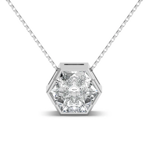 Solitaire Pendant - Hexagon