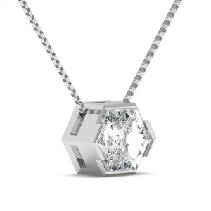 Solitaire Pendant - Hexagon