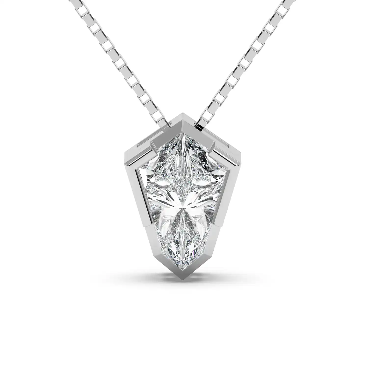 Solitaire Pendant - Shield