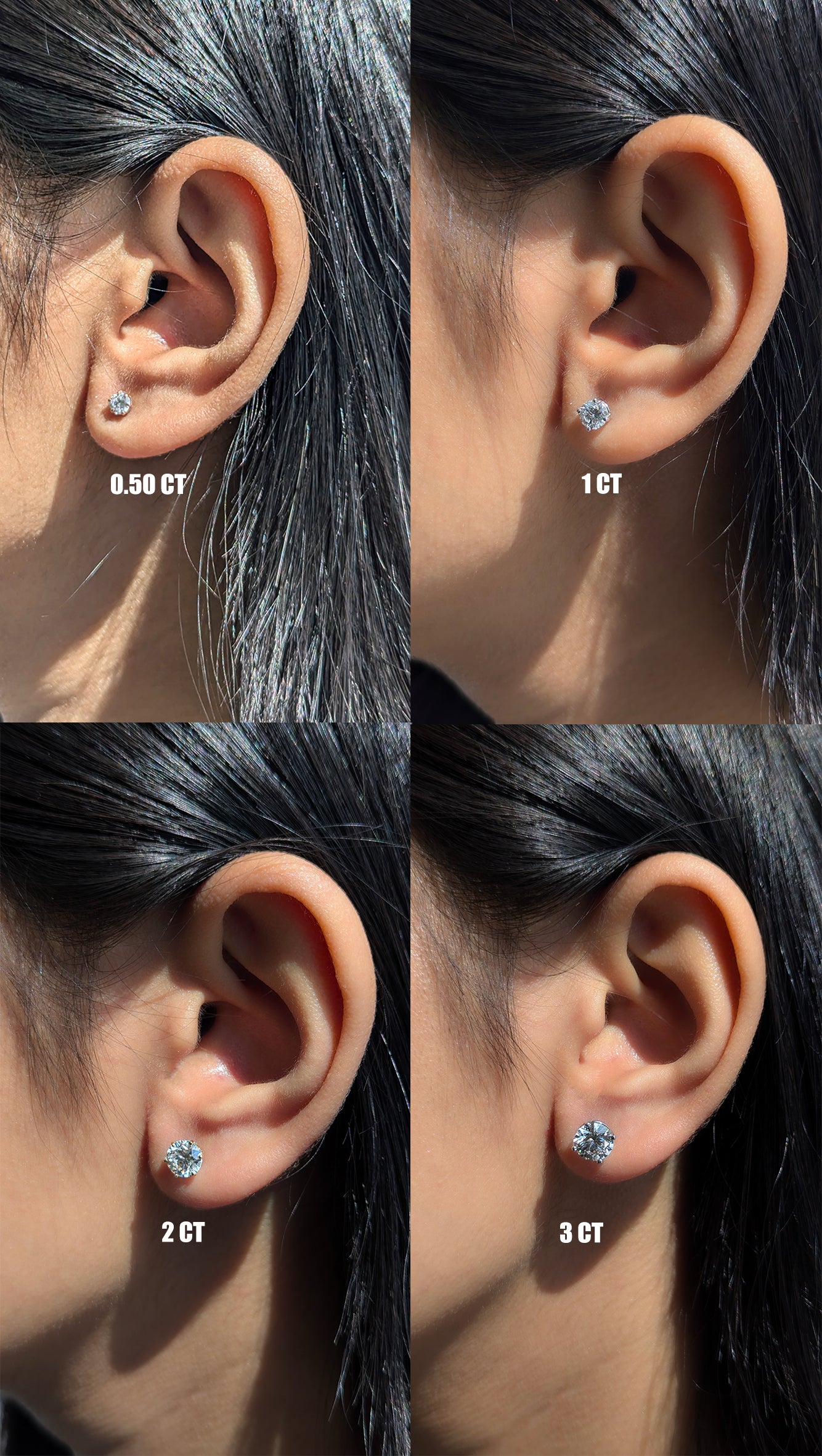 Lab-Grown Diamond Stud Earrings